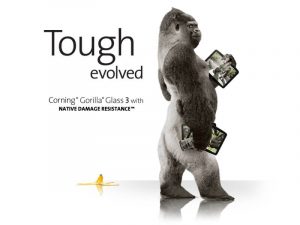 Gorilla Glass 3.0 with Native Damage Resistance